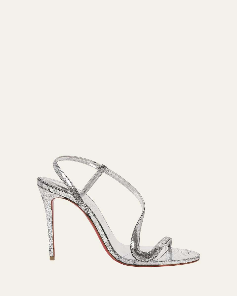 Rosalie Metallic Leather Strappy Sandals